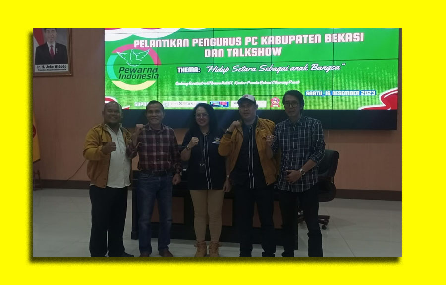 PEWARNA Indonesia Lantik Kepengurusan Kabupaten Bekasi