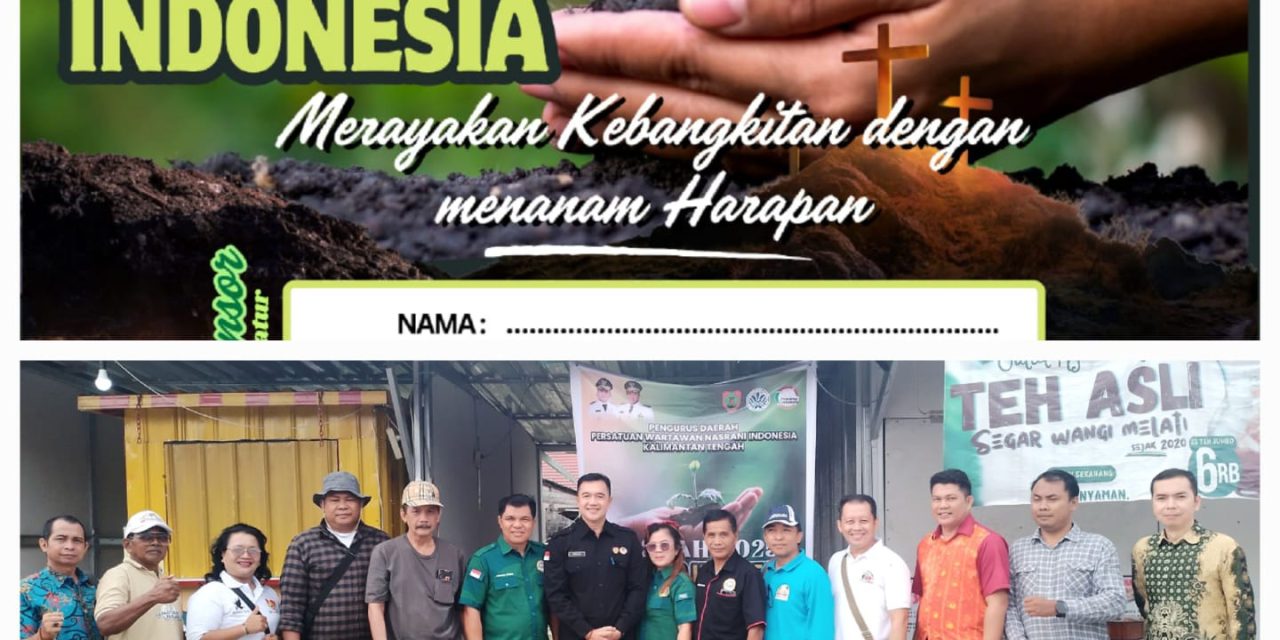 Rayakan Paskah 2025, Pewarna Kalteng Tanam 100 Pohon