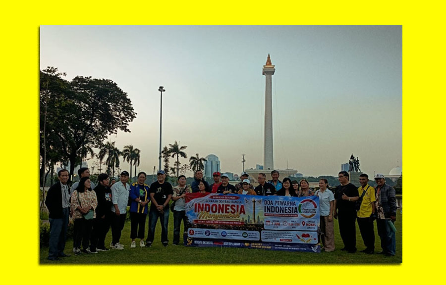 Pewarna Gelar Doa Indonesia Menyembah di Monumen Nasional 2026